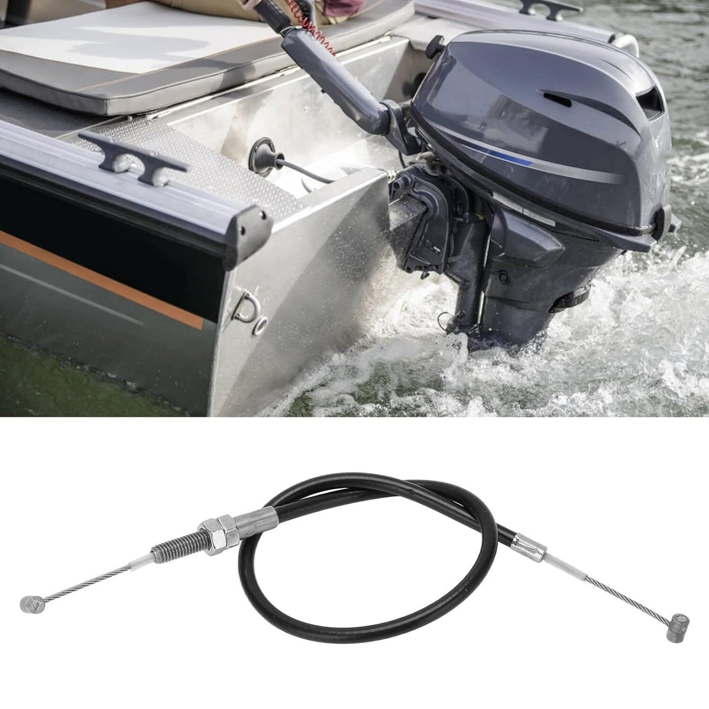 6L2-26301-00 Throttle Cable for Yamaha Outboard 2T Parsun Powertec 9.9 15 25HP