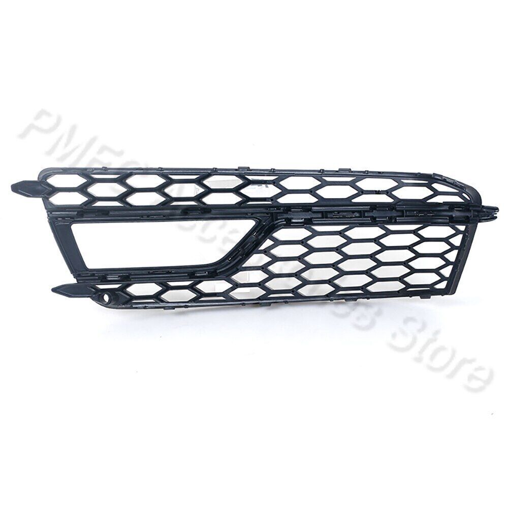 Pair for Audi S5 A5 S-Line 2013-16 Honeycomb Mesh Bumper Fog Light Grille Cover