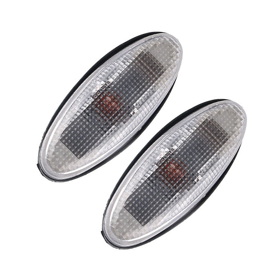 2pcs Side Marker Lights Clear Lens for Mazda Protege 2001-2003 Tribute 2001-2006
