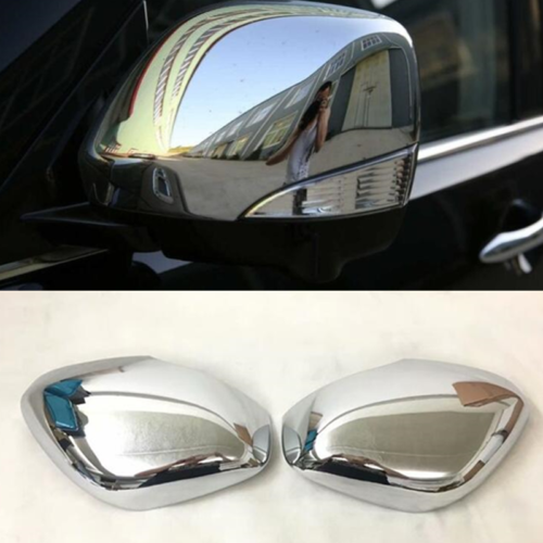 2014-2021 for INFINITI QX80 QX56 ABS Chrome OutSide Door Mirror Wing Cover Trim