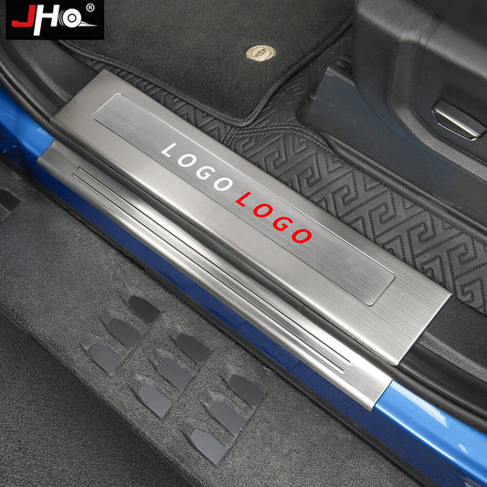 for Ford F150 LTD 2017-2020 Car Door Sill Scuff Plate Protector Sticker