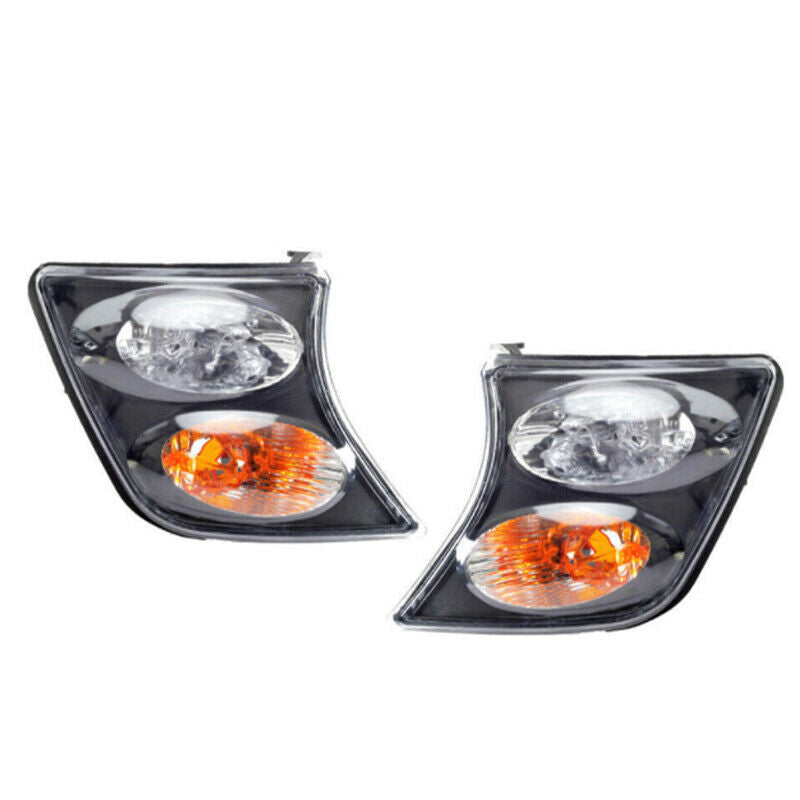 Pair Corner Light turn signal Black for Nissan Patrol PATROL Y61 1998 1999-2003