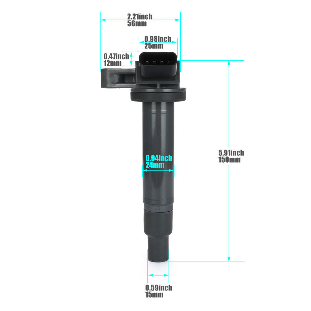 8x 90919-02230 Ignition Coil for TOYOTA for LAND CRUISER 4RUNNER for LEXUS SC430 GS430