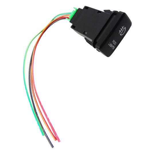 12V Push Switch Blue LED Fog Light for Tacoma Highlander Tundra 4-Runner Hilux