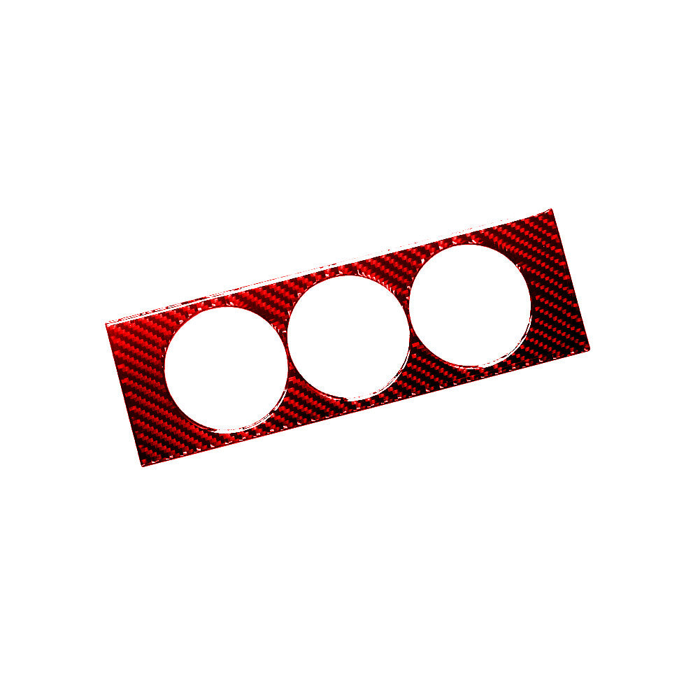Red Carbon Fiber Air Conditioned Outdoor Frame Trim for Jeep for Wrangler 2007-10
