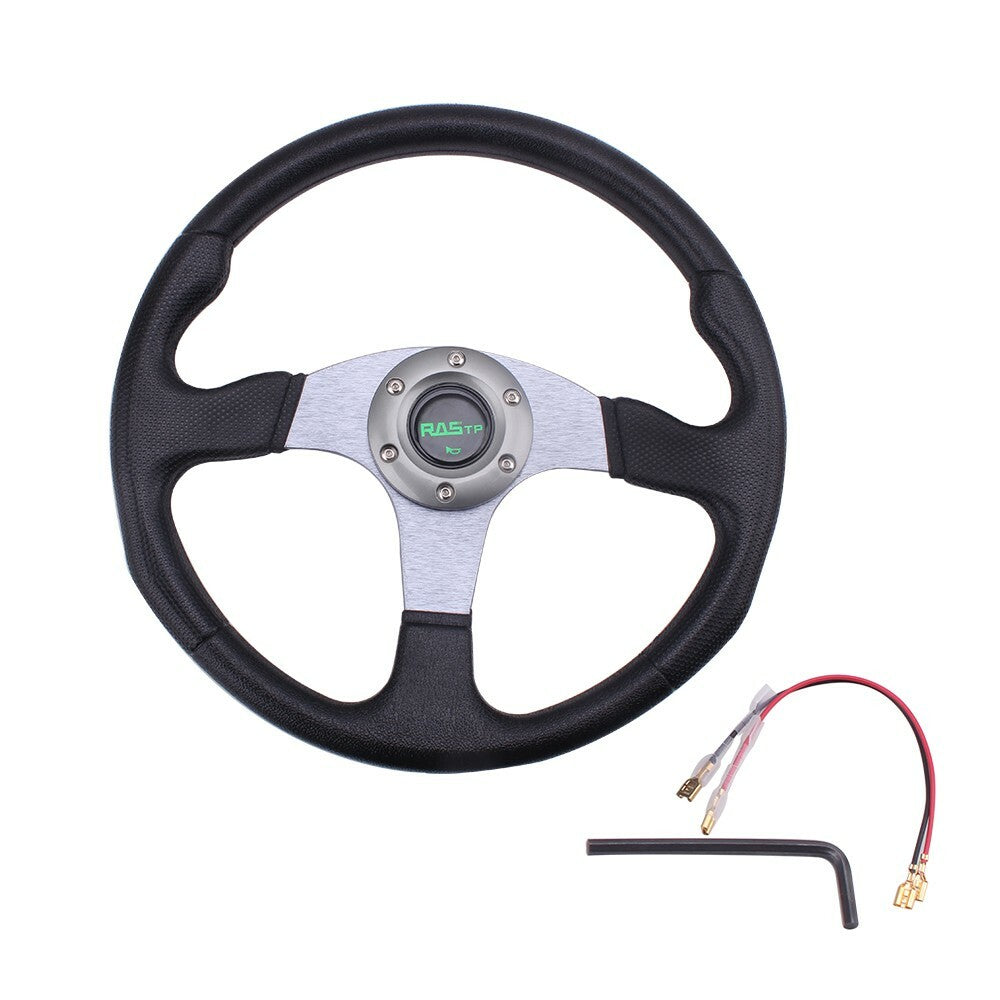 US STOCK for Golf Cart Steering Wheel for Yamaha EZGO Club Car Gray