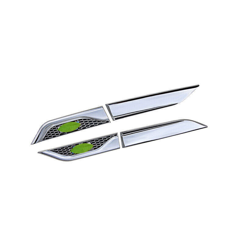 Fit for BMW 5 Series 2011-2016 Silver Aluminum Side Vent Fender Flank Cover Trim