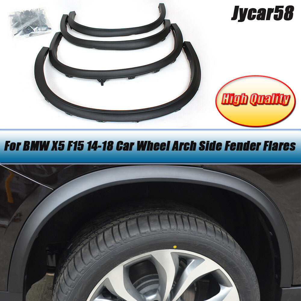 Fit for BMW X5 F15 2014-2018 Wheel Arch Side Fender Flares Molding Trim 4PCS