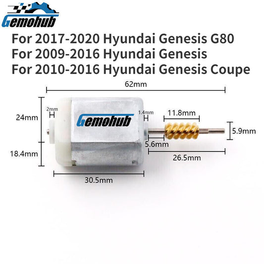 Trunk Hatch Lock Locking Motor for Hyundai for Genesis for Genesis G80 for Genesis Coupe