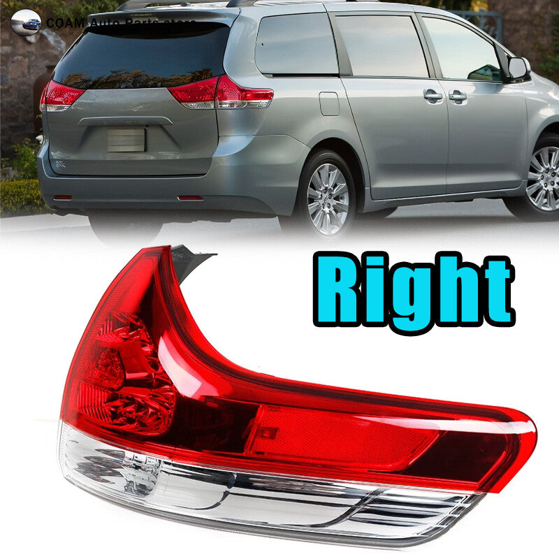 The right rear outer taillight is applicable to the 2011-14 for Toyota for Sienna 8156008030.