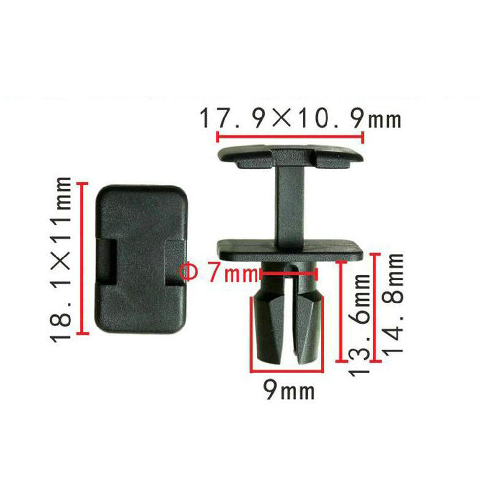 10 Car Windshield Cowl Vent Grill Retainer Clips for Bmw