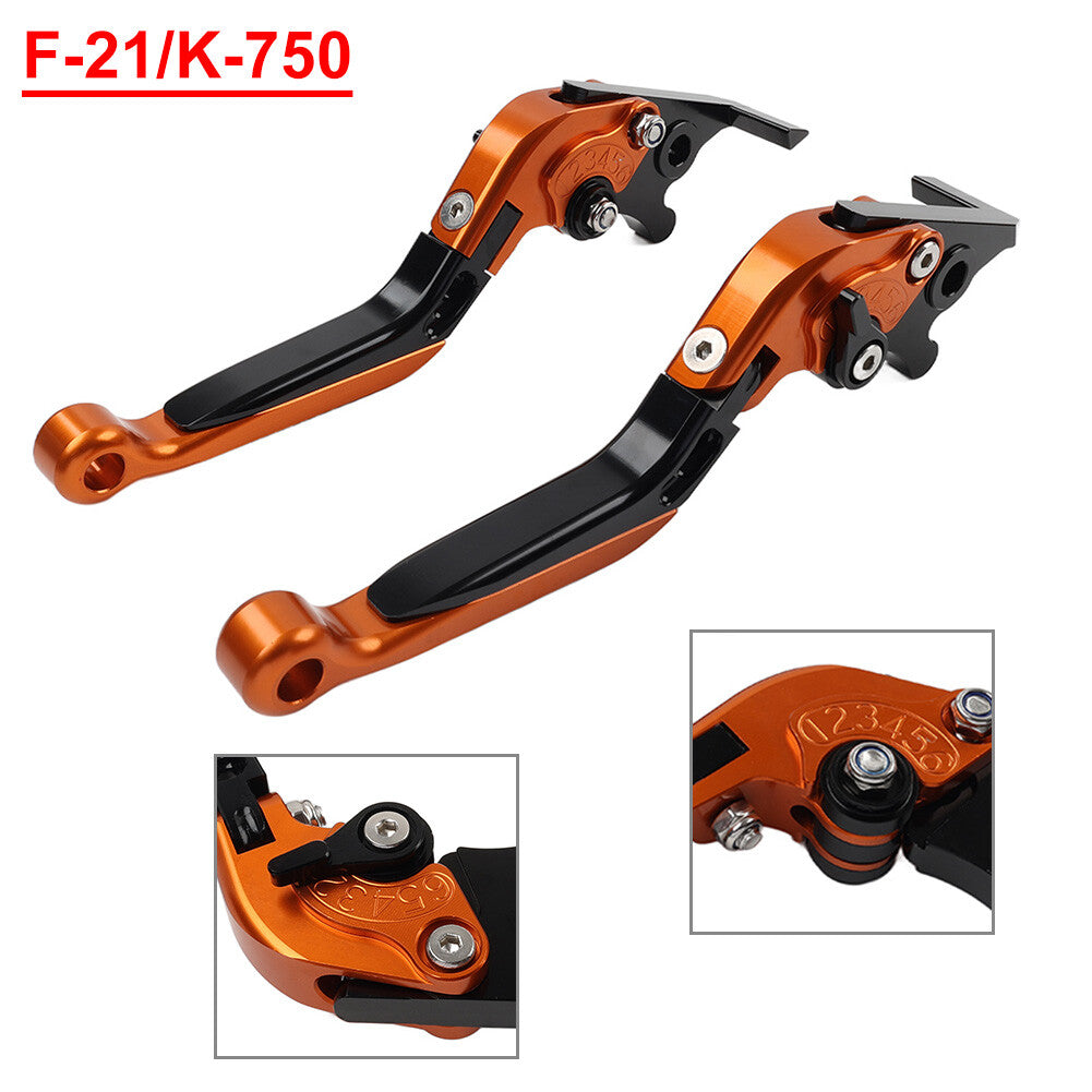 Folding Extendable Brake Clutch Levers Fit for Kawasaki Z650 Z900 17-22 Ninja650R