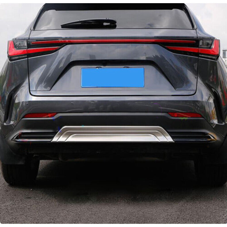 for Lexus NX250 350h 450h 2022-24 Silver RearBumperProtectorSkidPlateGuard