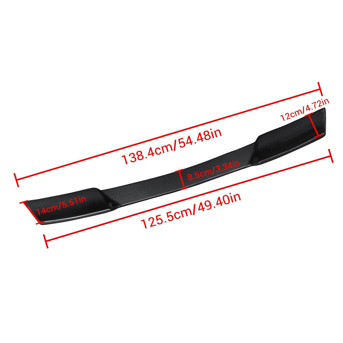 CARBON FIBER Rear Trunk Wing Spoiler For 97-04 for Corvette C5  ZR1 Extended Style