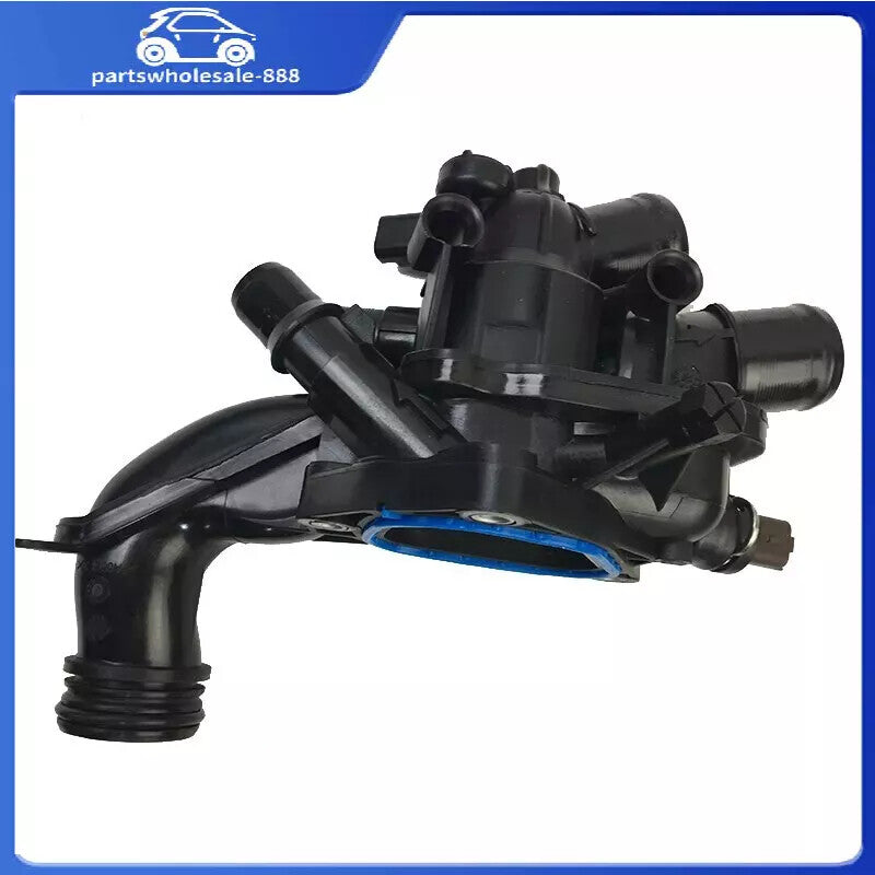 Cooling system thermostat, Hosing Water Flange, suitable for Peugeot 208, 308, 3008 1.4 VTi