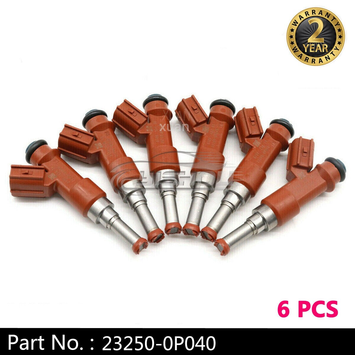 The all-new 6X 23250-0P040 fuel injector is suitable for 07-10 for Toyota for Camry RAV4 and for Lexus ES350 3.5L.