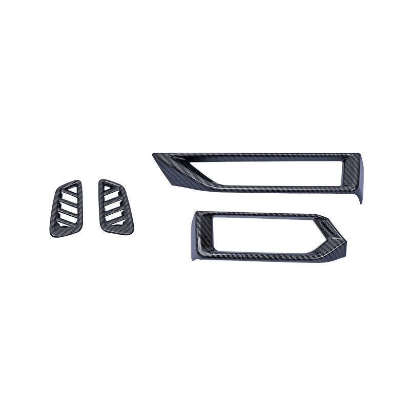 LR AC Air Outlet Vent Cover Trim for Nissan Sylphy Sentra 20-2022 Carbon Fiber