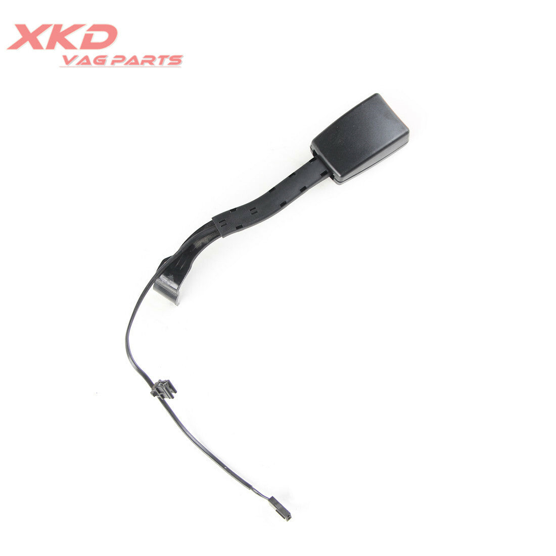The black front buckle of the seatbelt catches the for Volkswagen for Passat B6 3C0857756E