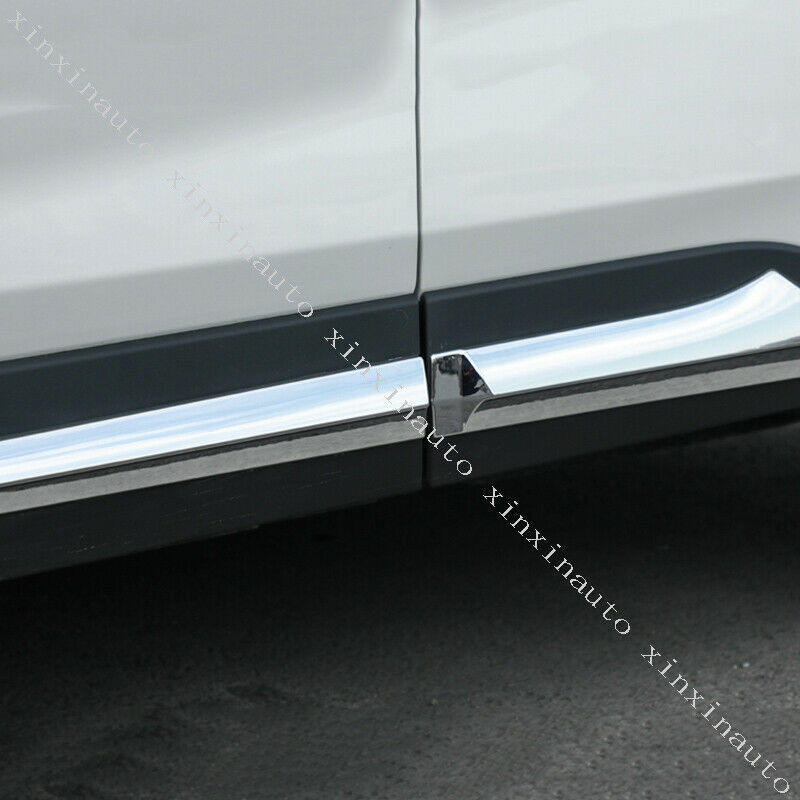 for Toyota Rav4 2019-2024 ABS Chrome Car Body Door Edge Lip Molding Trim Strips