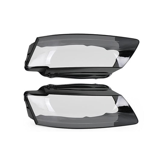A pair of headlight lens covers/lens caps for Audi A5 2008 - 2012