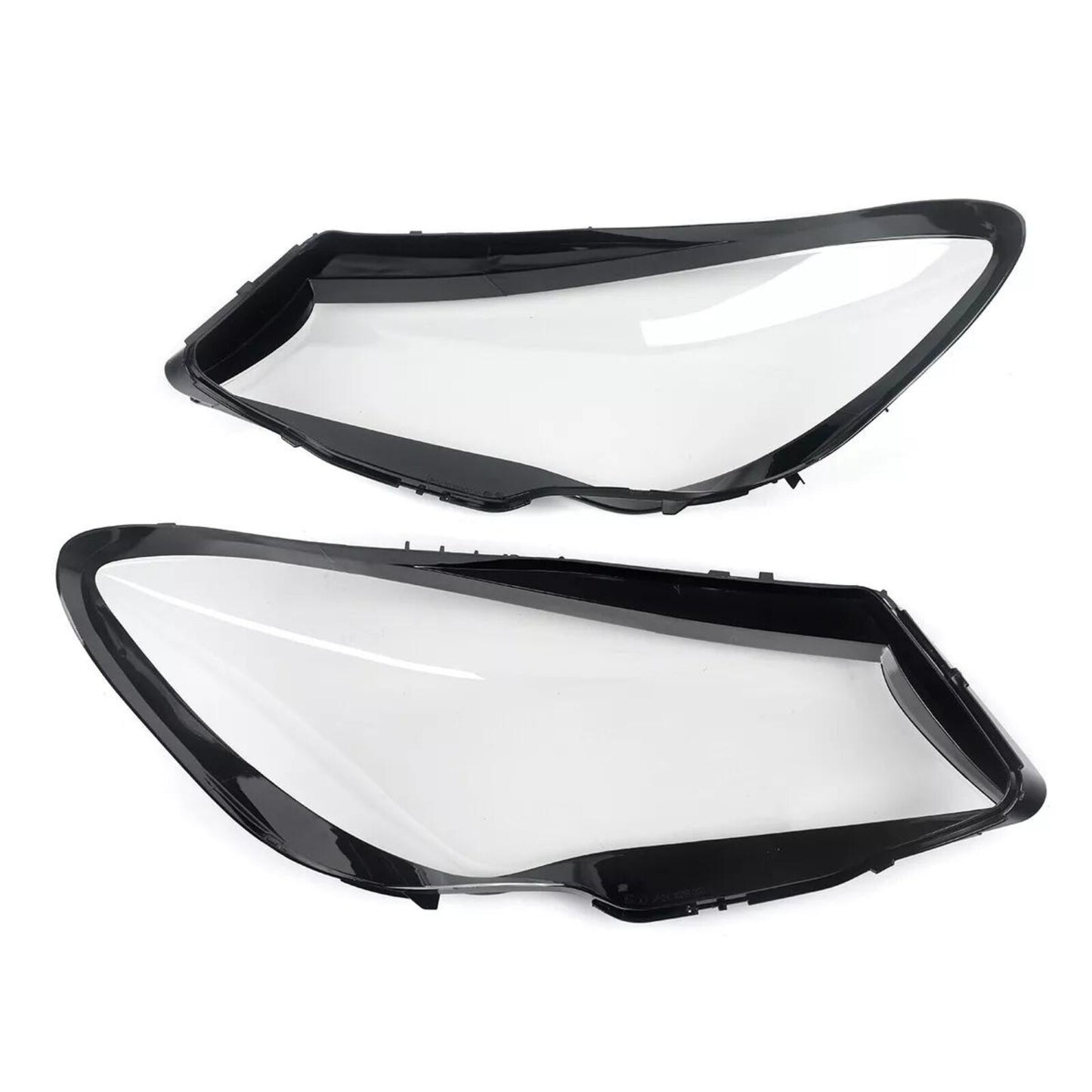 2x Front Headlight Lens Cover LampShade For 2016-2019 for Mercedes-Benz W117 CLA45