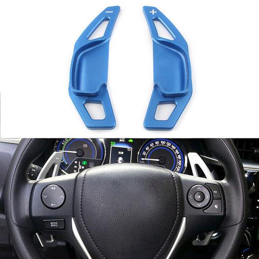 Steering Wheel Gear Shift Extension Shifter Paddle for Toyota for Corolla for Camry Blue