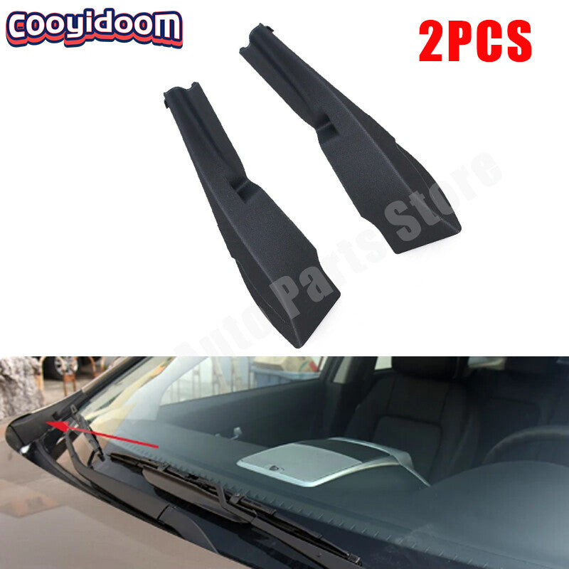 Extended side hood cover for Chevrolet Captiva 2011-2017 windshield wipers.