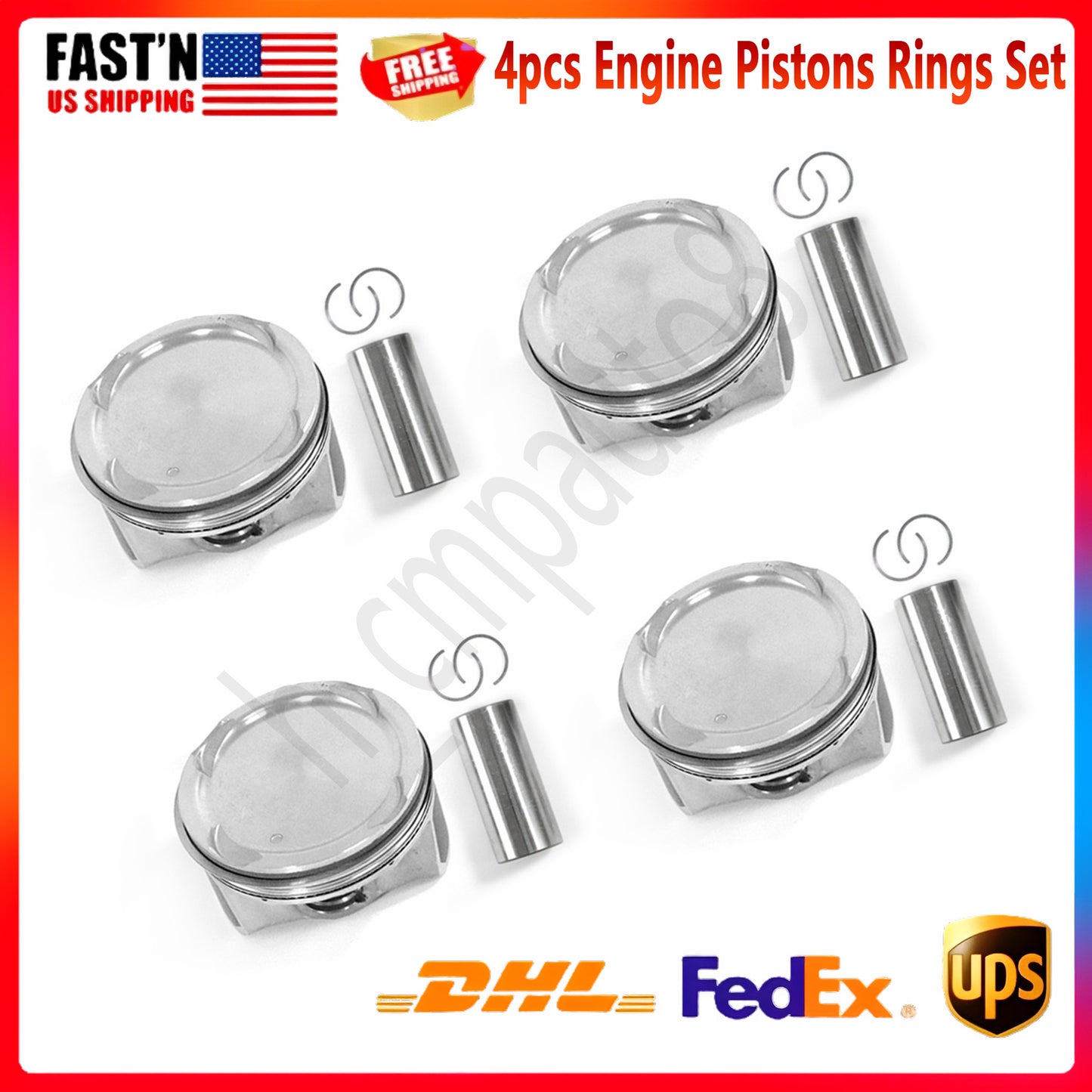 G4NA 23410-2E500 Engine Pistons Rings 4Pcs For 2012¨C2020 for Hyundai for Kia G4NA 2.0L
