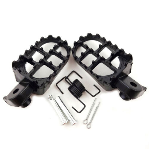 2-Piece CNC Universal Motorcycle Bicycle Wide Foot Spike Rear Set for Pedals and Racing Cars