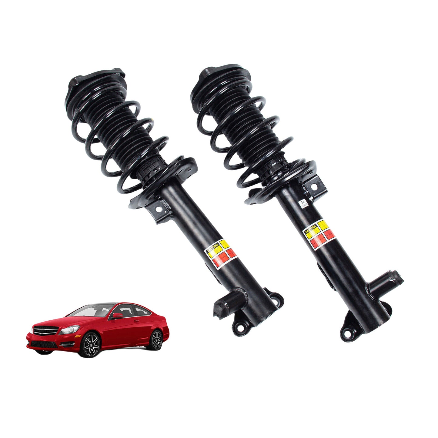 Four front and rear magnetic shock absorbers suitable for Ferrari 599 GTB GTO Fiorano Sa Aperta