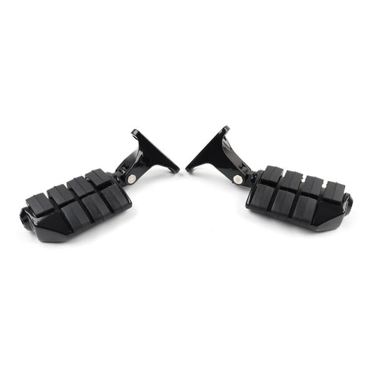 Black Rear Passenger Footpeg Mount Bracket for Harley Electra Street Glide 93+