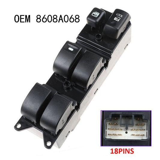 8608A068 Front Door Power Window Switch Driver Side Fits for Mitsubishi Lancer