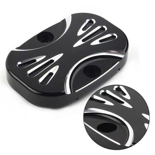 CNC Cut Rear Brake Master Cylinder Cover for Harley Electra Glide Road King FLHT