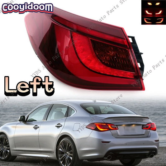Left LED rear taillight for Infiniti Q70/Q70L 2015-2019 turn signal light.
