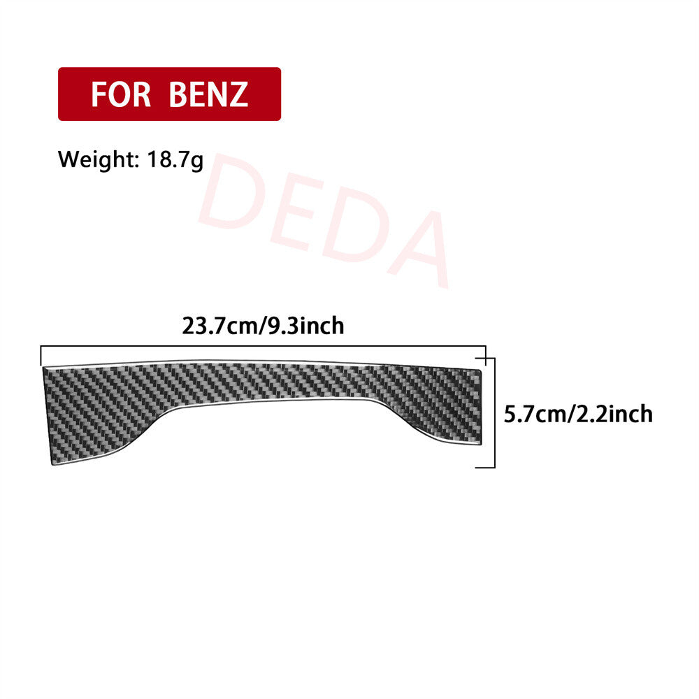 for Benz S Class W222 13-20RHD Headlight Switch Up Lane Assist Trim Carbon Fiber
