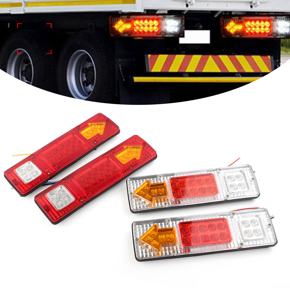 Rear Tail Light Brake Turn Signal Reverse Lamp For Trailers Trucks Lorries
