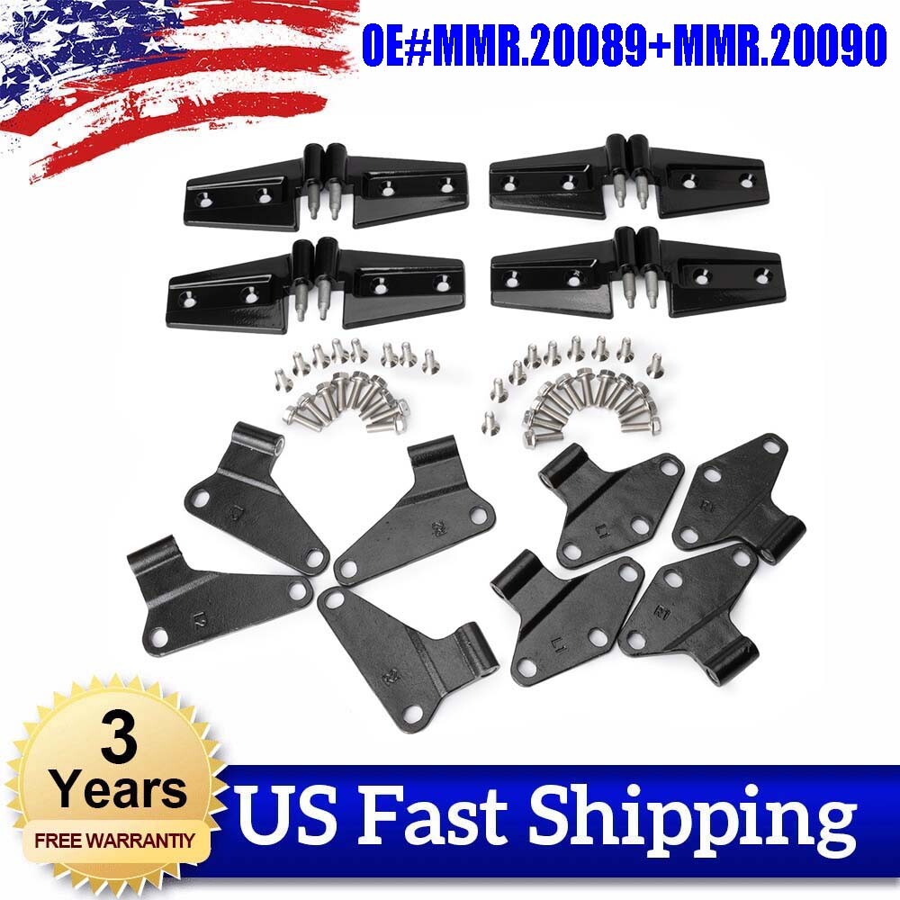 16X Body Door Hinge Replacement Set for Jeep for Wrangler JK 2007-2018 11 12 13 14