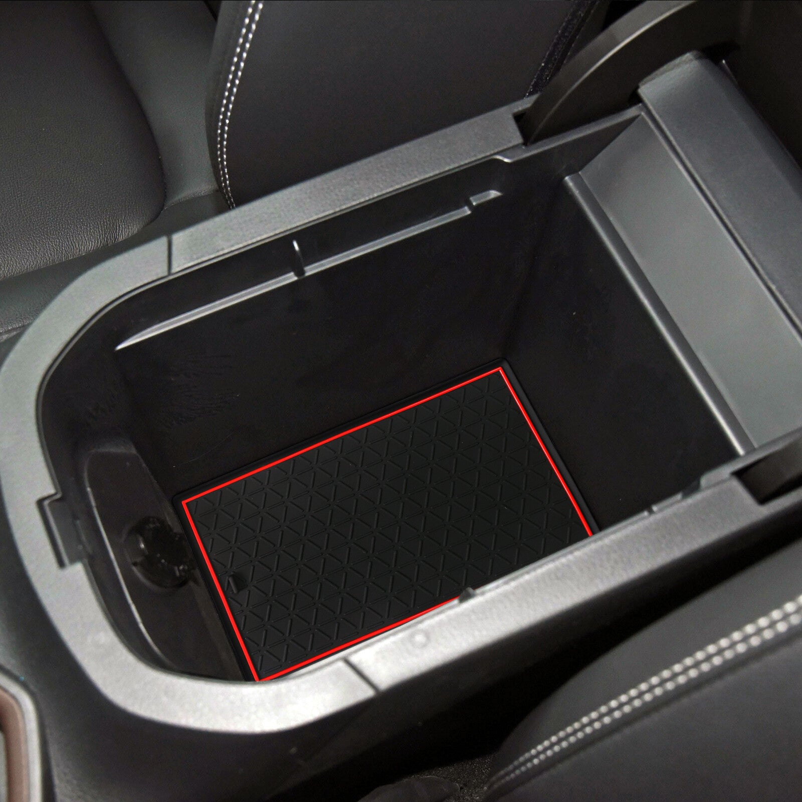 Gate Slot Cup Mat for Toyota RAV4 2019 ~ 2022 XA50 RAV 4 Car Accessories Pad RED