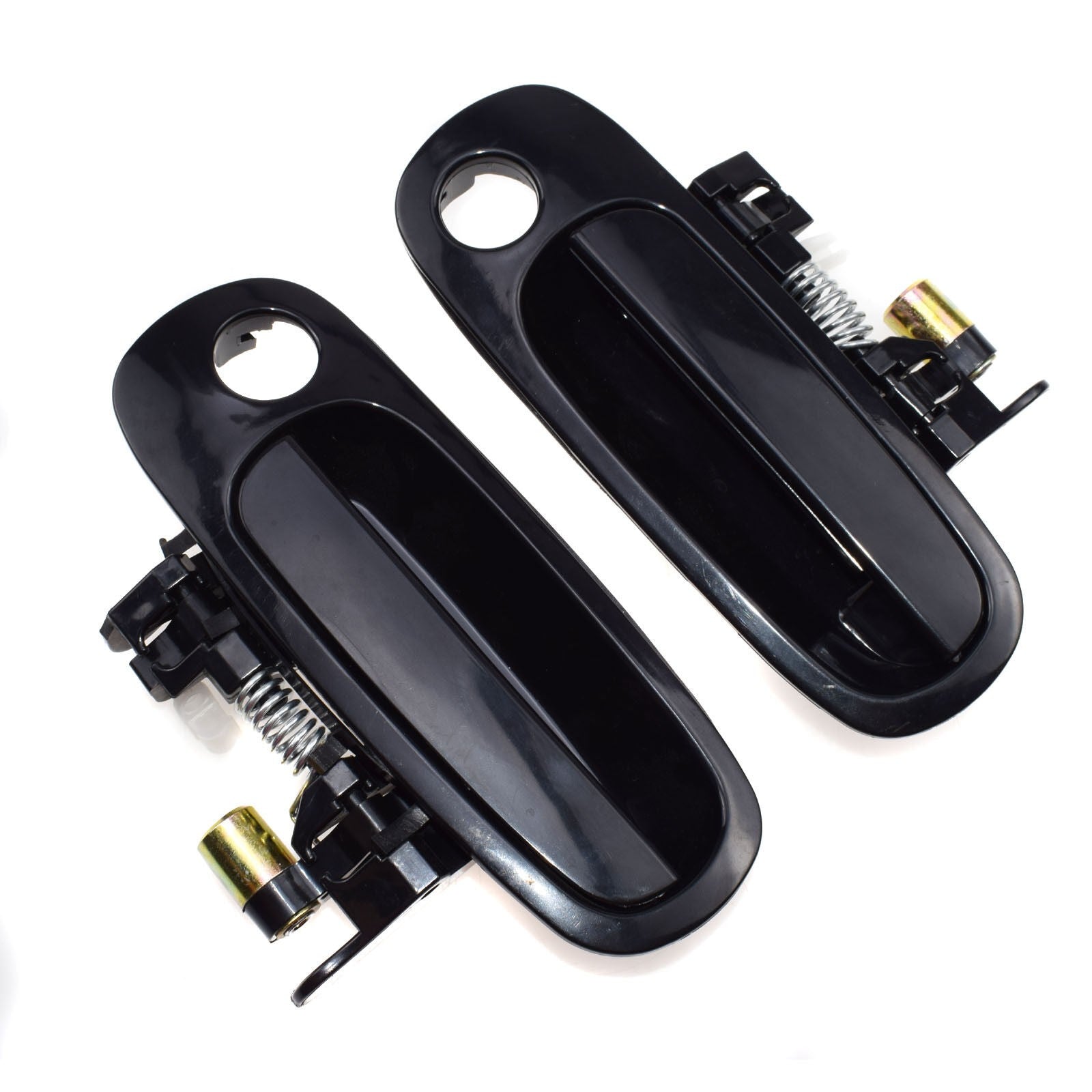2Pcs Outside Door Handle Front Left Right Black for Toyota for Corolla 1998-2002