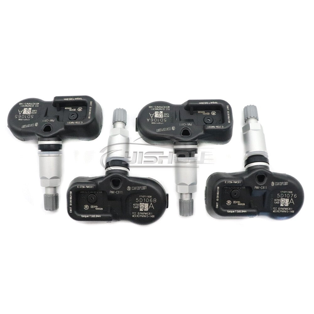 Package (4) Tire Pressure Sensor Monitor (TPMS) FNissan for Infiniti PMV-C811 40700-1LA0E