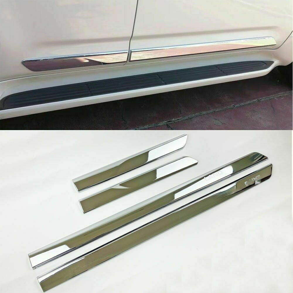 for Toyota for Land Cruiser LC300 2021 2022 Body Door Side Cover Strip Chrome ABS 4x