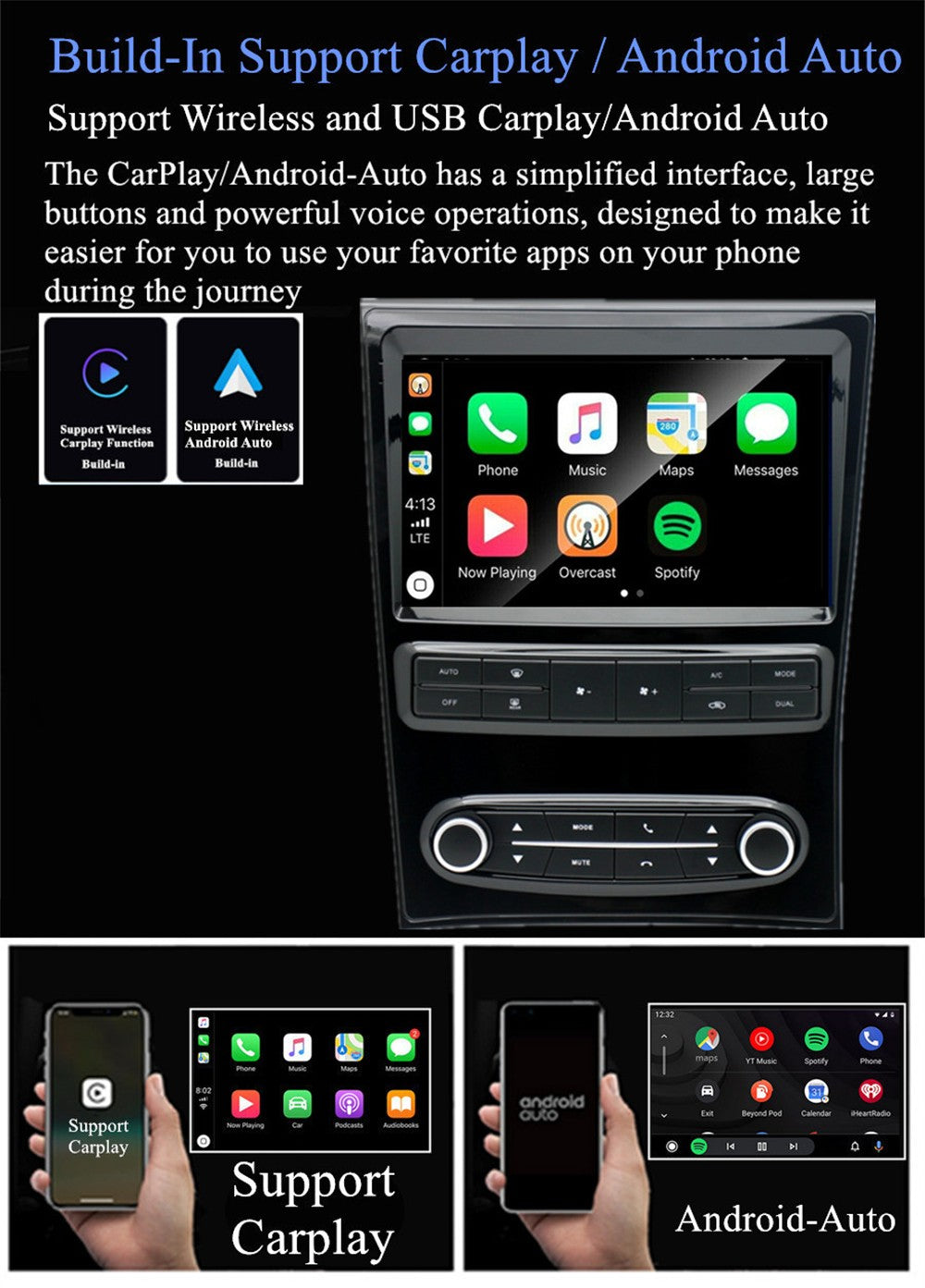 9 for Lexus GS300 GS400 GS430 1998-2005 with Carplay Stereo Radio GPS Navi Wifi