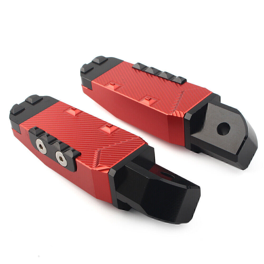 Rear Passenger Footrests Foot Pegs Pedal Pads Fit for Yamaha YZF R1 R6 R1M R1S Red