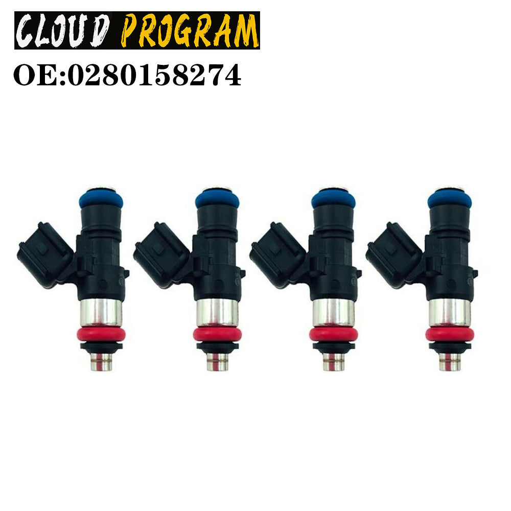 4PCS OEM Fuel Injector 0280158274 FJ1151 Fit For 11-15 for Chevrolet Caprice 6.0L-V8