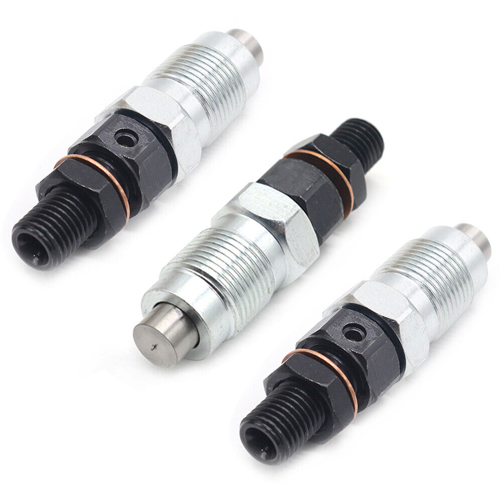 3PCS Fuel Injectors For Kubota D722 Engine H1600-53000 16001-53002 16001-53000