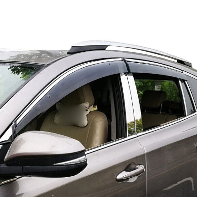 for Toyota RAV4 2006-2012 Car Window Wind Visors Sun Rain Guard Vent Deflectors