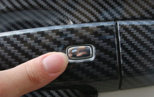 8X Cover Trim Carbon Fiber Exterior Side Door Handle for Chevrolet Malibu 16-18