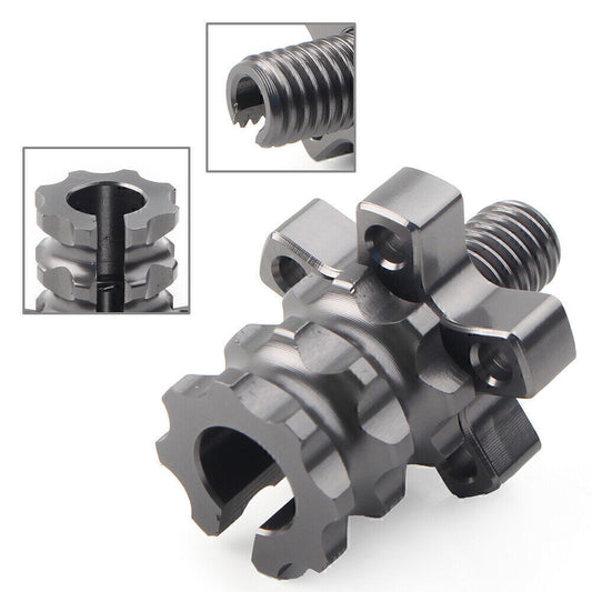 8MM Titanium Clutch Brake Cable Adjuster for Honda Motorcycle DirtBike Universal