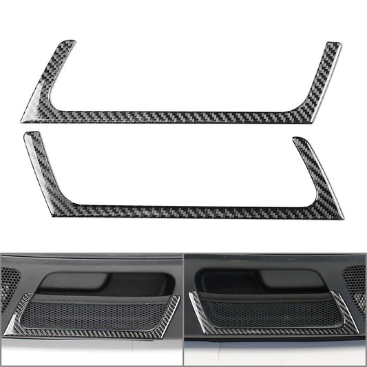 Door Storage Air Vent Outlet Cover Trim for Honda S2000 04-09 Carbon Fiber Black
