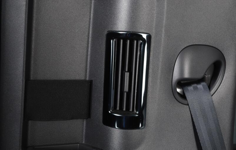 1X for Land Rover for Defender 20-25 Black Steel C Pillar Air Outlet Vent Cover Trim